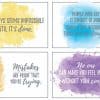 Words to Live By | 36 Life Phrases for Kids | Printable Cards