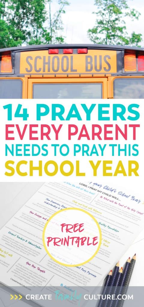 Pray for your child's school year | How to pray for your child | Back-to-School Prayer #christianparenting